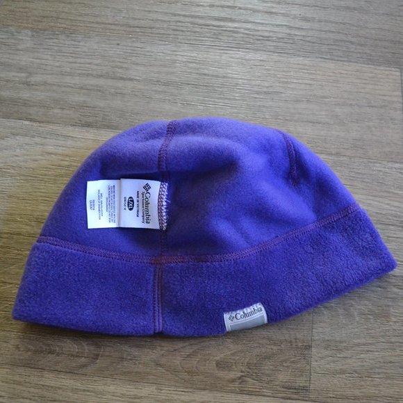 Columbia University Of Washington Fleece Purple Beanie Hat - Picture 2 of 3